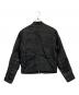 EMPORIO ARMANI (エンポリオ アルマーニ) 異素材レザージャケット ブラック サイズ:SIZE L：15000円