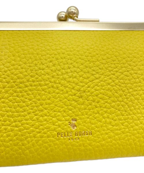 PELLE BORSA（ペレボルサ）PELLE BORSA (ペレボルサ) 長財布 イエローの古着・服飾アイテム