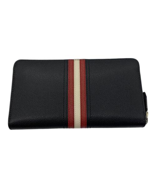 BALLY（バリー）BALLY (バリー) 長財布 ブラック×レッド 未使用品の古着・服飾アイテム