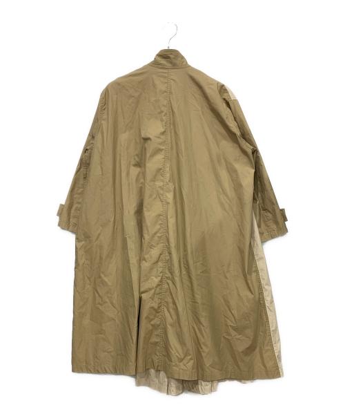 CLANE（クラネ）CLANE (クラネ) プリーツコ-ト ベージュ サイズ:SIZE 1の古着・服飾アイテム