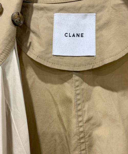 CLANE（クラネ）CLANE (クラネ) プリーツコ-ト ベージュ サイズ:SIZE 1の古着・服飾アイテム