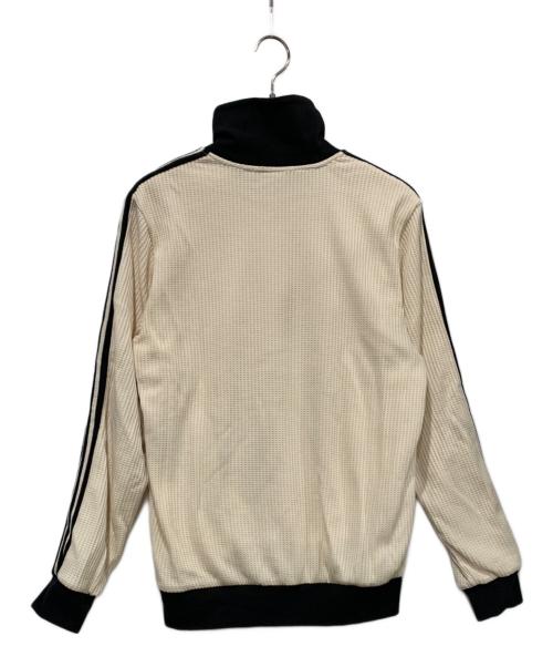 adidas（アディダス）adidas (アディダス) ジップアップスウェット ブラック×ベージュ サイズ:SIZE Lの古着・服飾アイテム