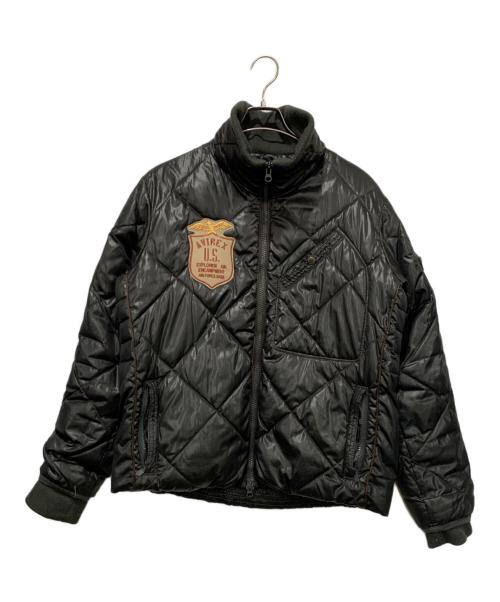 AVIREX（アヴィレックス）AVIREX (アヴィレックス) ワッペン中綿ジャケット ブラック サイズ:SIZE Lの古着・服飾アイテム