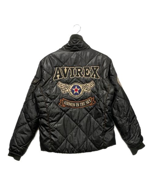 AVIREX（アヴィレックス）AVIREX (アヴィレックス) ワッペン中綿ジャケット ブラック サイズ:SIZE Lの古着・服飾アイテム