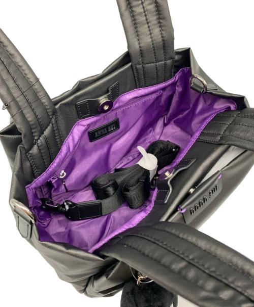 ANNA SUI（アナスイ）ANNA SUI (アナスイ) ハンドバッグ ブラックの古着・服飾アイテム