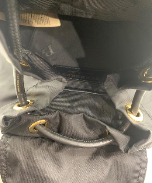 BURBERRY（バーバリー）BURBERRY (バーバリー) ナイロンミニリュック ブラックの古着・服飾アイテム