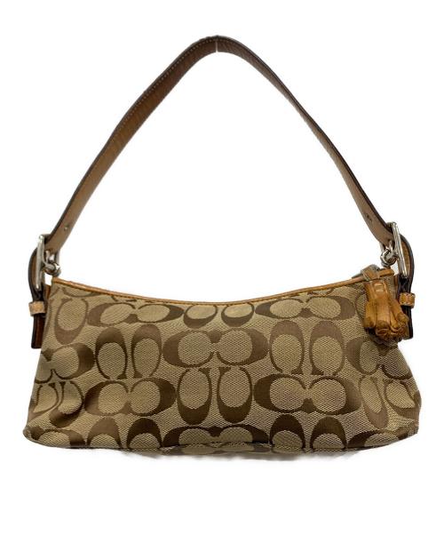 COACH（コーチ）COACH (コーチ) ハンドバッグ ベージュの古着・服飾アイテム