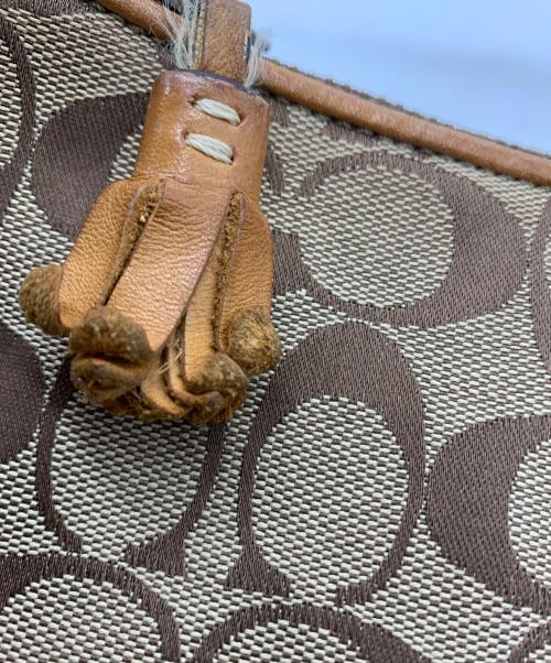 COACH（コーチ）COACH (コーチ) ハンドバッグ ベージュの古着・服飾アイテム