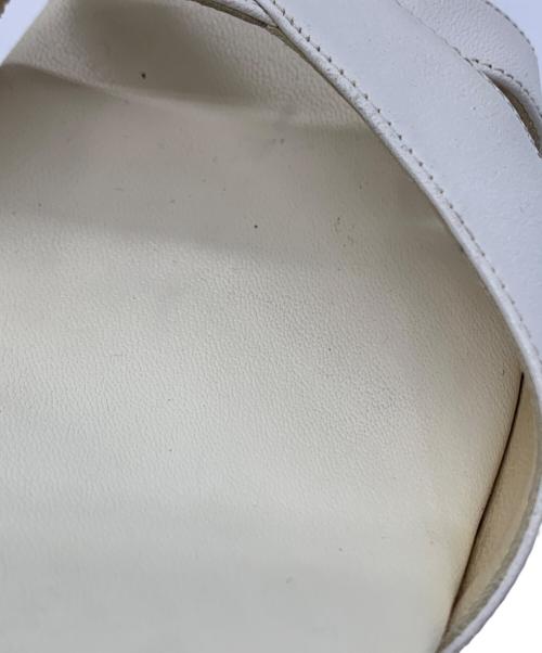 JIMMY CHOO（ジミーチュウ）JIMMY CHOO (ジミーチュウ) ウェッジソールサンダル アイボリー サイズ:SIZE 37 1/2の古着・服飾アイテム