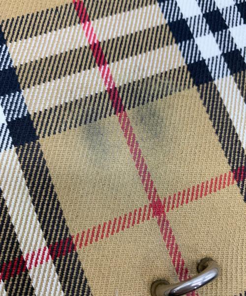BURBERRY（バーバリー）BURBERRY (バーバリー) ショルダーバッグ ネイビー×ベージュの古着・服飾アイテム
