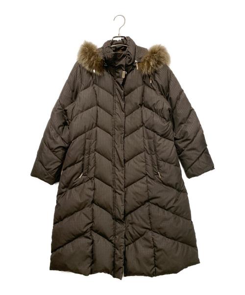BALMAIN（バルマン）BALMAIN (バルマン) ダウンコート ブラウン サイズ:SIZE Freeの古着・服飾アイテム