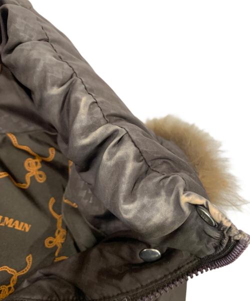 BALMAIN（バルマン）BALMAIN (バルマン) ダウンコート ブラウン サイズ:SIZE Freeの古着・服飾アイテム