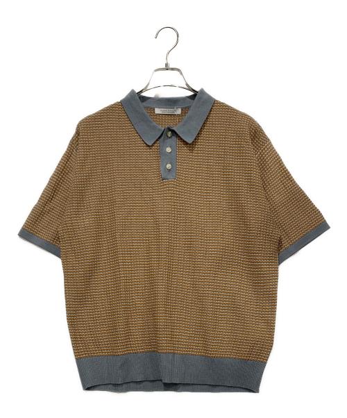 JOURNAL STANDARD（ジャーナルスタンダード）JOURNAL STANDARD (ジャーナルスタンダード) ポロシャツ ベージュ×オレンジ サイズ:SIZE Mの古着・服飾アイテム