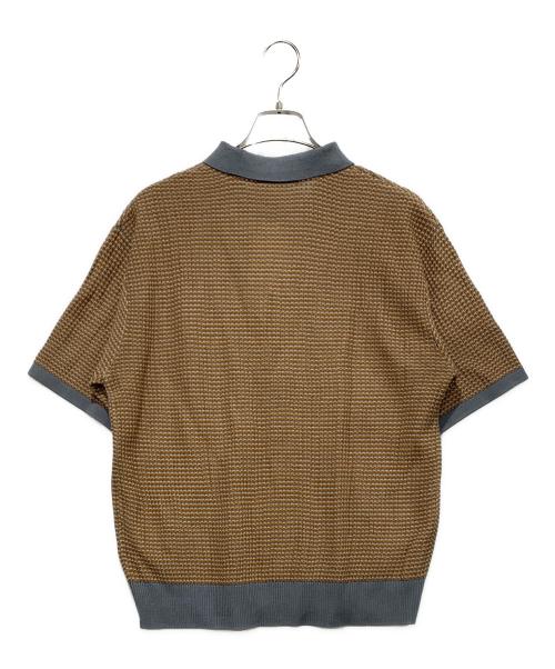 JOURNAL STANDARD（ジャーナルスタンダード）JOURNAL STANDARD (ジャーナルスタンダード) ポロシャツ ベージュ×オレンジ サイズ:SIZE Mの古着・服飾アイテム