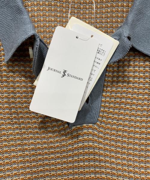 JOURNAL STANDARD（ジャーナルスタンダード）JOURNAL STANDARD (ジャーナルスタンダード) ポロシャツ ベージュ×オレンジ サイズ:SIZE Mの古着・服飾アイテム