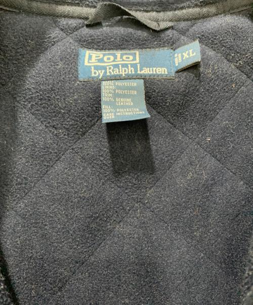 POLO RALPH LAUREN（ポロ・ラルフローレン）POLO RALPH LAUREN (ポロ・ラルフローレン) キルティングジャケット ブラウン×ネイビー サイズ:SIZE XLの古着・服飾アイテム