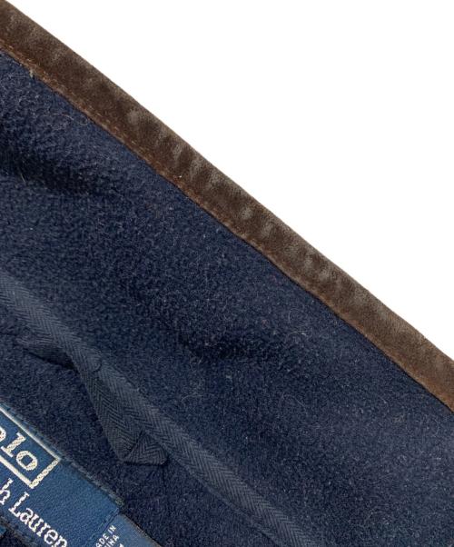 POLO RALPH LAUREN（ポロ・ラルフローレン）POLO RALPH LAUREN (ポロ・ラルフローレン) キルティングジャケット ブラウン×ネイビー サイズ:SIZE XLの古着・服飾アイテム