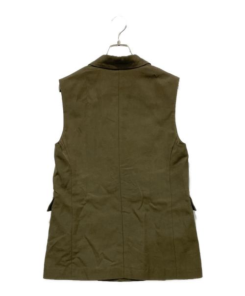 Whim Gazette（ウィムガゼット）Whim Gazette (ウィムガゼット) ダックダブルジレ カーキ サイズ:SIZE Freeの古着・服飾アイテム