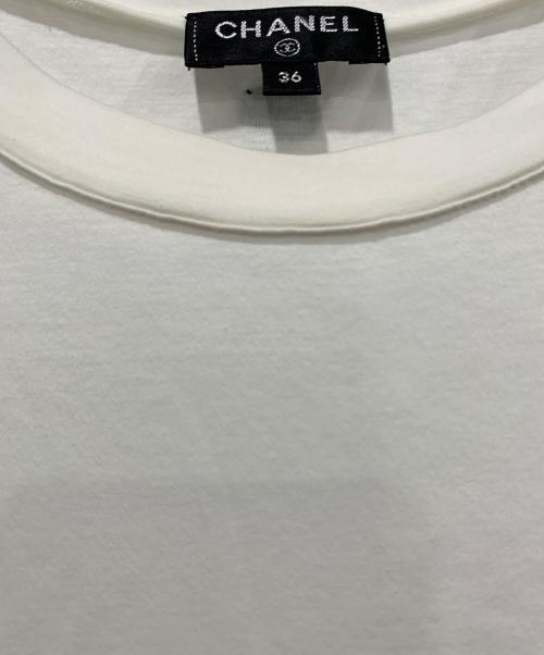 CHANEL（シャネル）CHANEL (シャネル) Tシャツ ホワイト サイズ:SIZE 36の古着・服飾アイテム