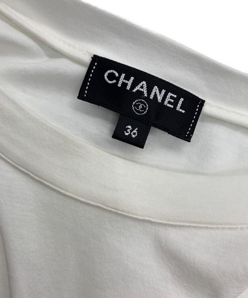 CHANEL（シャネル）CHANEL (シャネル) Tシャツ ホワイト サイズ:SIZE 36の古着・服飾アイテム