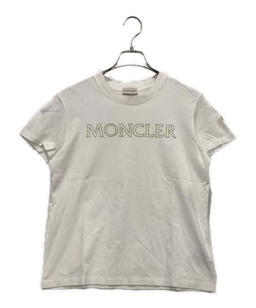 MONCLER（モンクレール）MONCLER (モンクレール) Tシャツ ホワイト サイズ:SIZE Mの古着・服飾アイテム