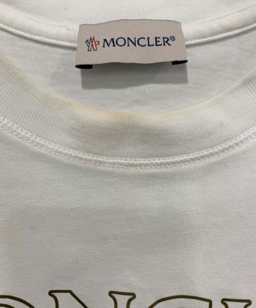 MONCLER（モンクレール）MONCLER (モンクレール) Tシャツ ホワイト サイズ:SIZE Mの古着・服飾アイテム