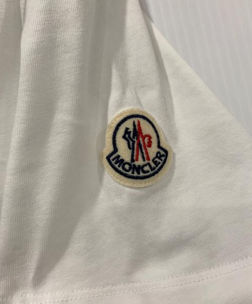 MONCLER（モンクレール）MONCLER (モンクレール) Tシャツ ホワイト サイズ:SIZE Mの古着・服飾アイテム