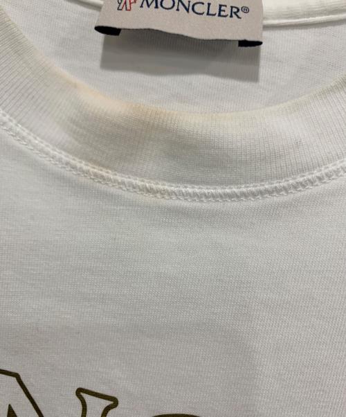 MONCLER（モンクレール）MONCLER (モンクレール) Tシャツ ホワイト サイズ:SIZE Mの古着・服飾アイテム