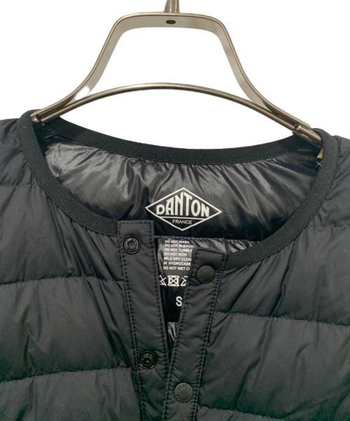 DANTON（ダントン）DANTON (ダントン) CREWNECK INNER DOWN JACKET ブラック サイズ:Sの古着・服飾アイテム