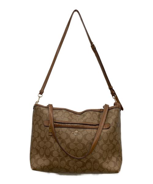 COACH（コーチ）COACH (コーチ) 2WAYバッグ ブラウンの古着・服飾アイテム