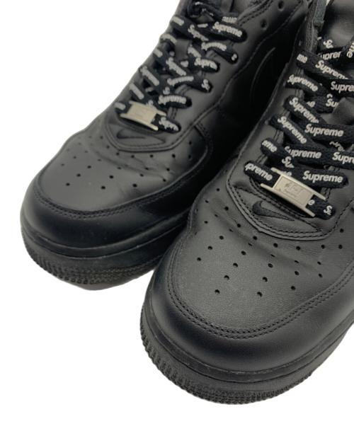 NIKE（ナイキ）NIKE (ナイキ) SUPREME (シュプリーム) AIR FORCE1 LOW ブラック サイズ:27.5cm　の古着・服飾アイテム