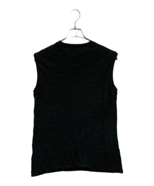 MADISON BLUE（マディソンブルー）MADISON BLUE (マディソンブルー) ノースリーブカットソー ブラック サイズ:SIZE Sの古着・服飾アイテム