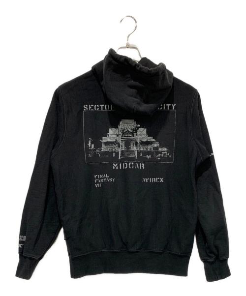AVIREX（アヴィレックス）AVIREX (アヴィレックス) ジップパーカー　FINAL FANTASY VII REMAKE ブラック サイズ:SIZE Mの古着・服飾アイテム