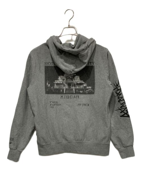 AVIREX（アヴィレックス）AVIREX (アヴィレックス) ジップパーカー　FINAL FANTASY VII REMAKE グレー サイズ:SIZE Mの古着・服飾アイテム