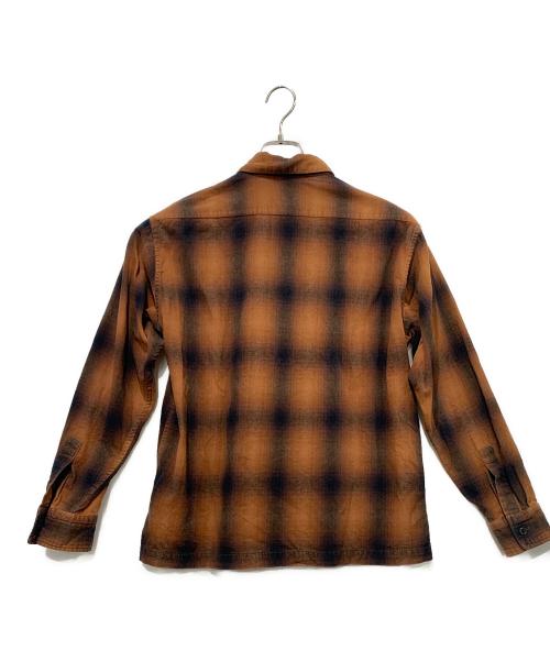 Schott（ショット）Schott (ショット) 長袖シャツ ブラウン サイズ:Ｍの古着・服飾アイテム