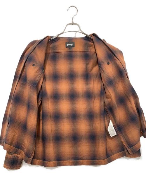 Schott（ショット）Schott (ショット) 長袖シャツ ブラウン サイズ:Ｍの古着・服飾アイテム