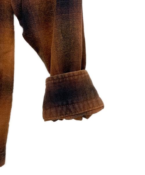 Schott（ショット）Schott (ショット) 長袖シャツ ブラウン サイズ:Ｍの古着・服飾アイテム