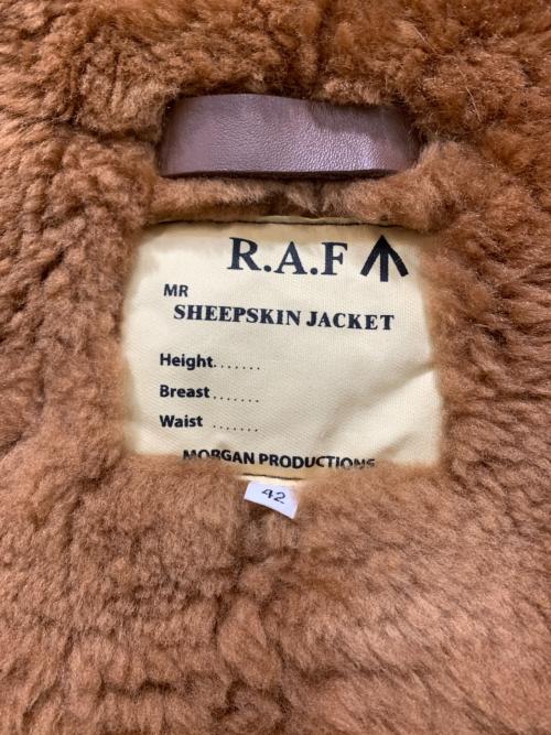MORGAN PRODUCTIONS（モーガン プロダクションズ）MORGAN PRODUCTIONS (モーガン プロダクションズ) R.A.F. アービンジャケット ブラウン サイズ:42の古着・服飾アイテム