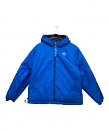 adidas（アディダス）の古着「リバーシブル中綿ジャケット」｜ブルー