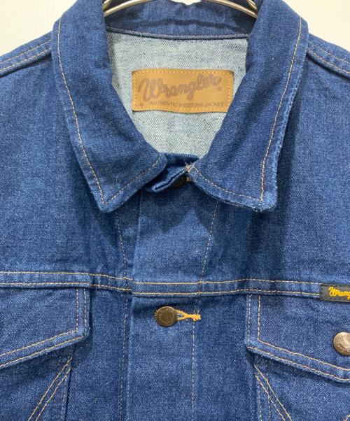 Wrangler（ラングラー）Wrangler (ラングラー) カウボーイカットデニムジャケット インディゴ サイズ:Ｌの古着・服飾アイテム