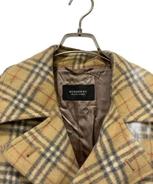 BURBERRY BLACK LABEL（バーバリーブラックレーベル）BURBERRY BLACK LABEL (バーバリーブラックレーベル) BURBERRY BLACK LABEL　Pコート ベージュ サイズ:Mの古着・服飾アイテム