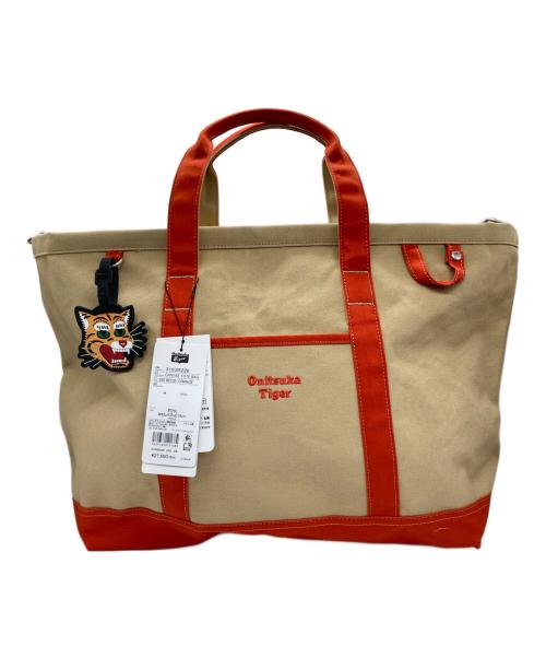 Onitsuka Tiger（オニツカタイガー）Onitsuka Tiger (オニツカタイガー) 2WAYバッグ ベージュの古着・服飾アイテム
