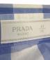 中古・古着 PRADA (プラダ) 長袖シャツ ホワイト×ブルー サイズ:SIZE 41：12000円