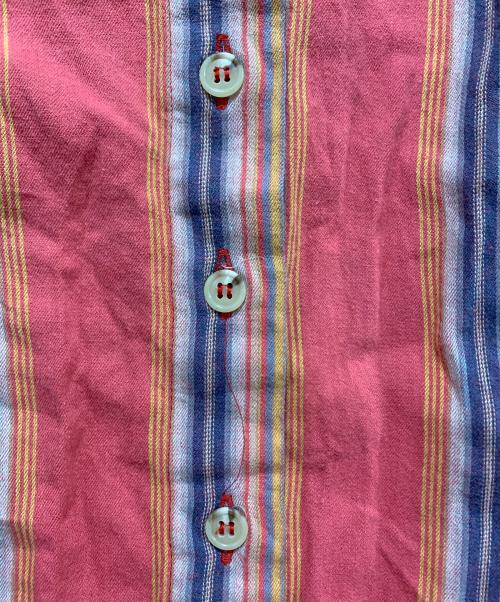 POLO COUNTRY（ポロカントリー）POLO COUNTRY (ポロカントリー) フロントボタンスカート ネイビー×ピンク サイズ:SIZE 4の古着・服飾アイテム
