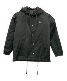LACOSTE（ラコステ）の古着「フーデッドジャケット」｜ブラック