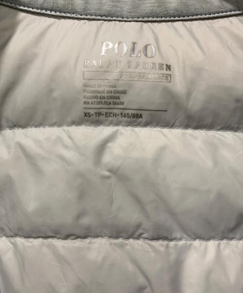 POLO RALPH LAUREN（ポロ・ラルフローレン）POLO RALPH LAUREN (ポロ・ラルフローレン) ダウンジャケット グレー サイズ:SIZE XSの古着・服飾アイテム