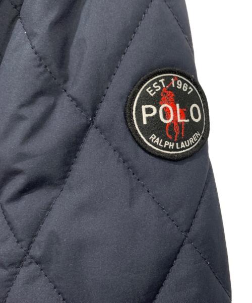 POLO RALPH LAUREN（ポロ・ラルフローレン）POLO RALPH LAUREN (ポロ・ラルフローレン) キルティングジャケット ネイビー サイズ:SIZE Sの古着・服飾アイテム