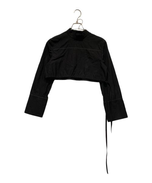 DES PRES（デ プレ）DES PRES (デ プレ) コットンタイプライターレイヤードワンピース ブラック サイズ:FREEの古着・服飾アイテム