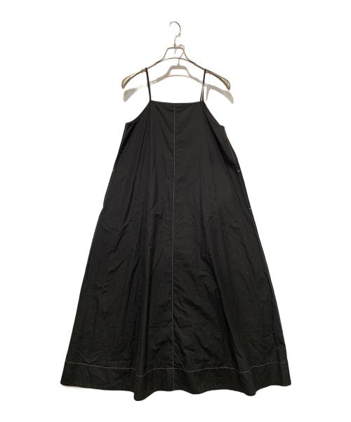 DES PRES（デ プレ）DES PRES (デ プレ) コットンタイプライターレイヤードワンピース ブラック サイズ:FREEの古着・服飾アイテム