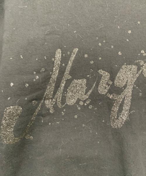 MM6 Maison Margiela（エムエムシックスメゾンマルジェラ）MM6 Maison Margiela (エムエムシックスメゾンマルジェラ) クリッターロゴ半袖スウェット ブラック サイズ:SIZE Sの古着・服飾アイテム
